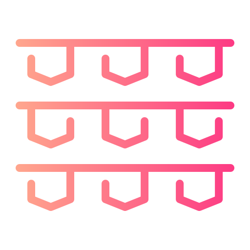 花輪 Generic gradient outline icon