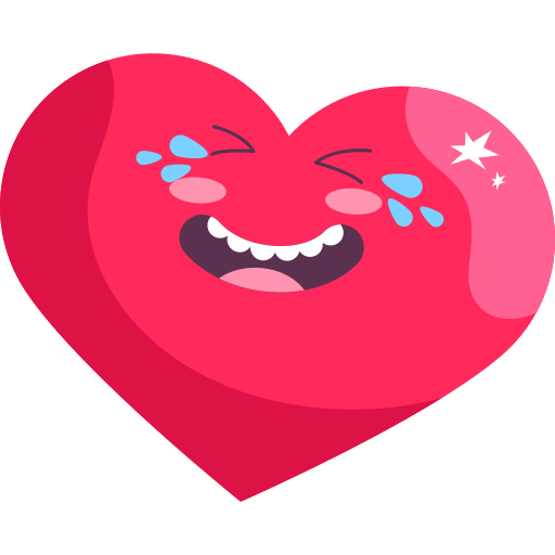 Laugh Generic Sticker Color Fill icon