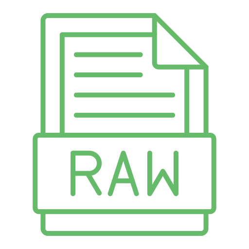 Raw Generic color outline icon