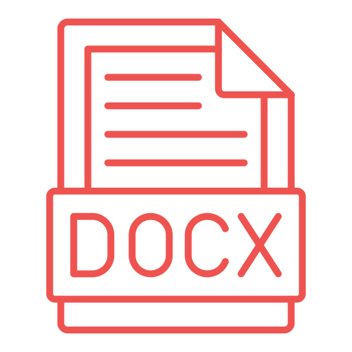 Docx Generic color outline icon