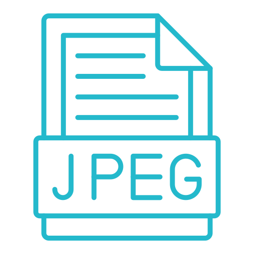 jpeg Generic color outline icon