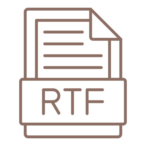 rtf Generic color outline icon