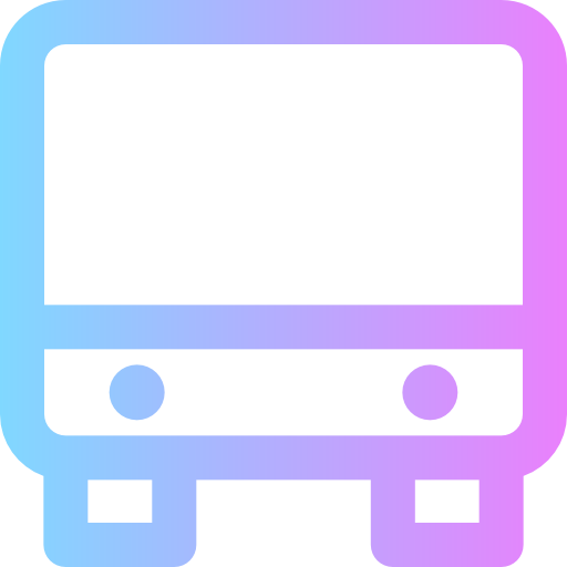 autobus Super Basic Rounded Gradient icona