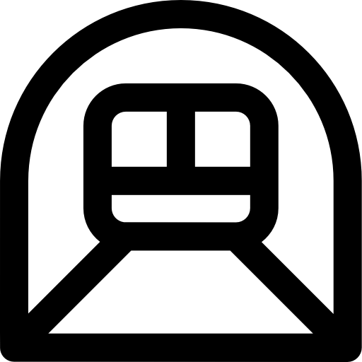鉄道 Super Basic Rounded Lineal icon