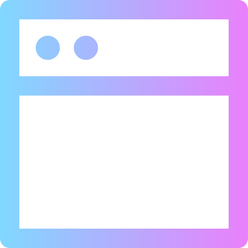 webseite Super Basic Rounded Gradient icon
