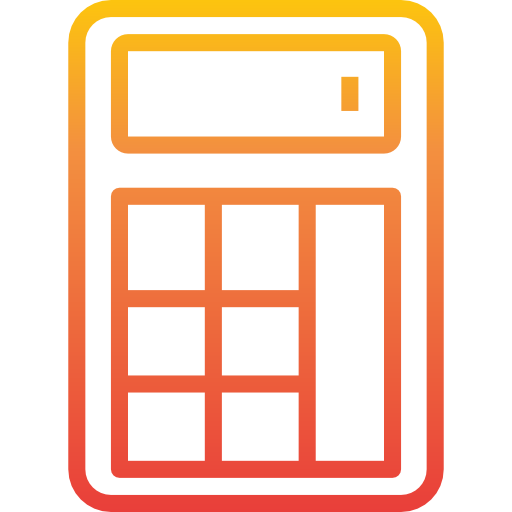 kalkulator itim2101 Gradient ikona