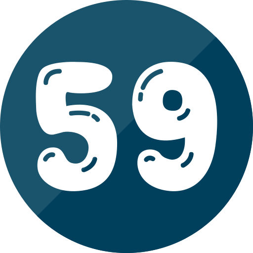 Fifty nine Generic color fill icon