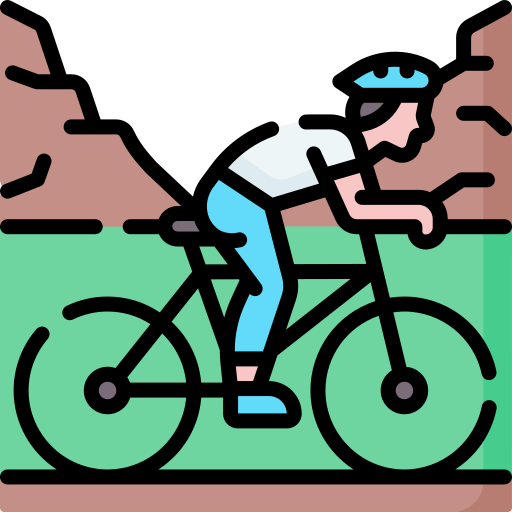 ciclocross Special Lineal color icono