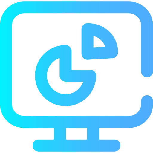 computadora Super Basic Omission Gradient icono