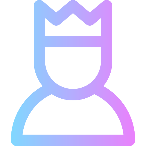 koning Super Basic Rounded Gradient icoon