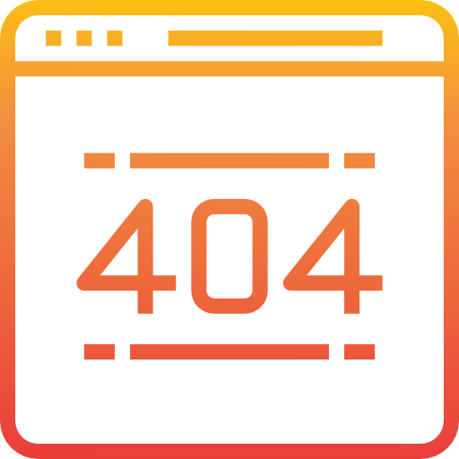 error 404 itim2101 Gradient icono