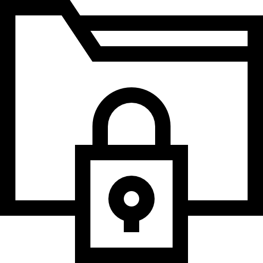 Папка Basic Straight Lineal иконка