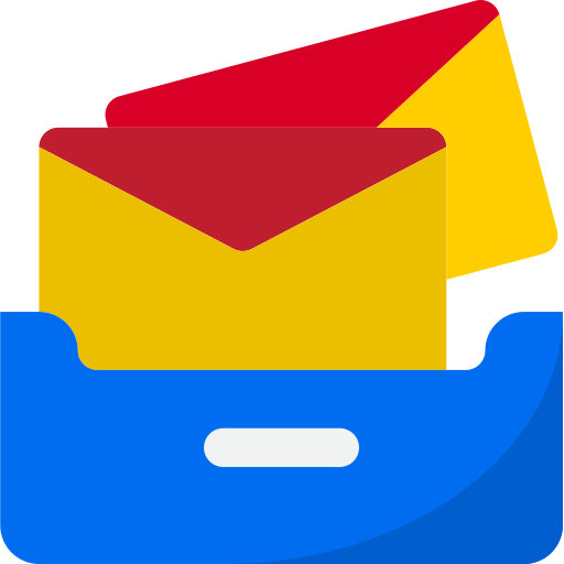 Inbox srip Flat icon
