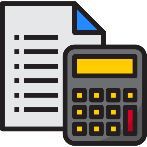 calculadora srip Lineal Color icono