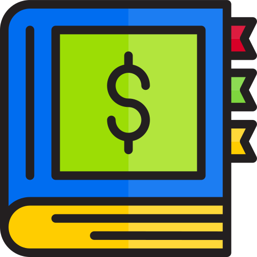 finanza srip Lineal Color icona