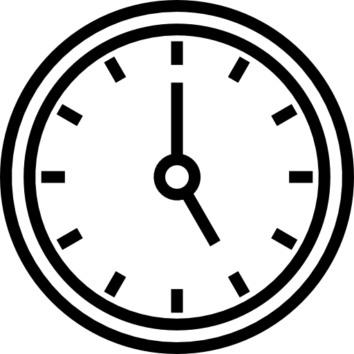 reloj srip Lineal icono