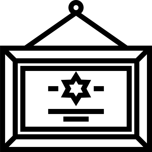 diploma srip Lineal icono