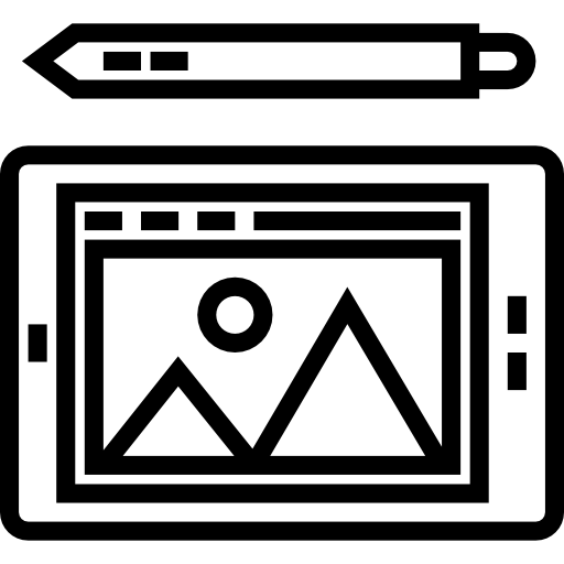 grafiktablet srip Lineal icon