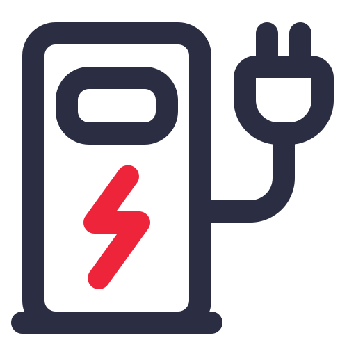 전기 스테이션 Generic color outline icon