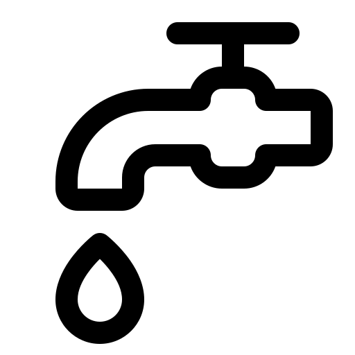 給水栓 Generic black outline icon