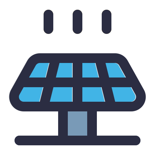 Solar panel Generic color lineal-color icon