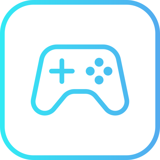 Game Generic gradient outline icon