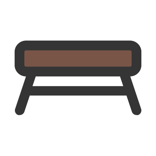 テーブル Generic color lineal-color icon