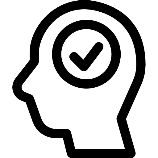 derecho Basic Rounded Lineal icono