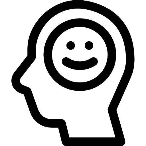 felicidade Basic Rounded Lineal Ícone