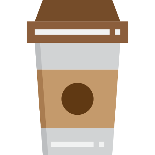 コーヒーカップ srip Flat icon