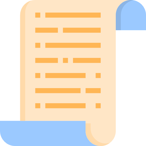 document srip Flat icoon