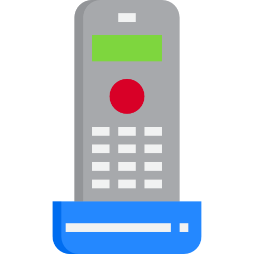 telefoon srip Flat icoon