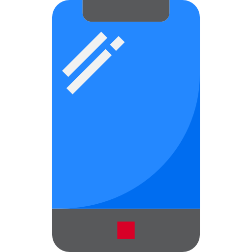 smartphone srip Flat icona
