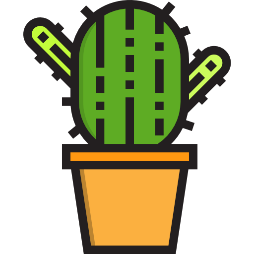 Cactus srip Lineal Color icon