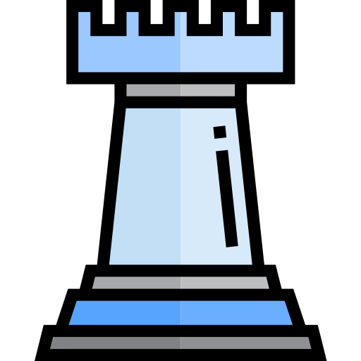 ajedrez srip Lineal Color icono