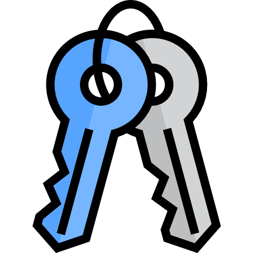 Keys srip Lineal Color icon