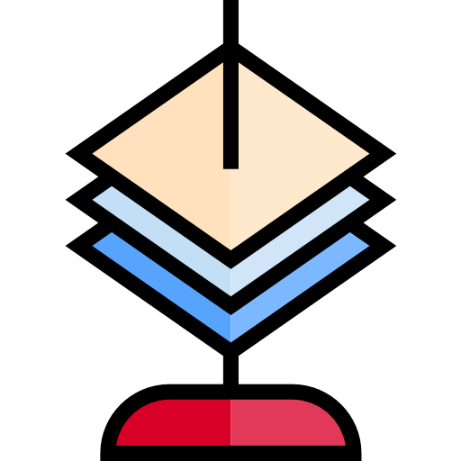 sujetador de papel srip Lineal Color icono