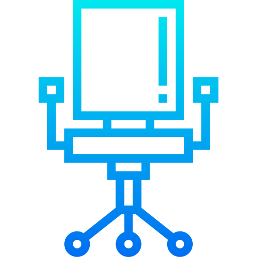 Chair srip Gradient icon
