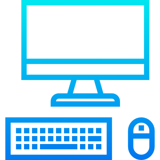 computer srip Gradient icon