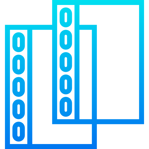 Folder srip Gradient icon