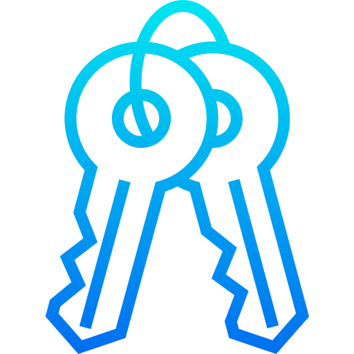 Keys srip Gradient icon