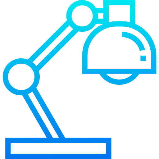 lámpara srip Gradient icono