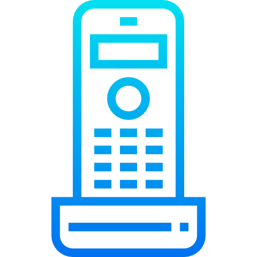 Telephone srip Gradient icon