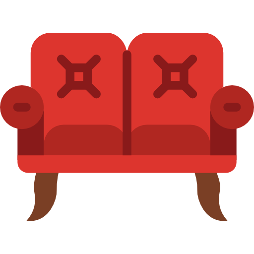 Sofa prettycons Flat icon
