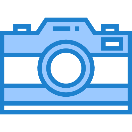 カメラ srip Blue icon