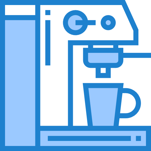 コーヒーメーカー srip Blue icon