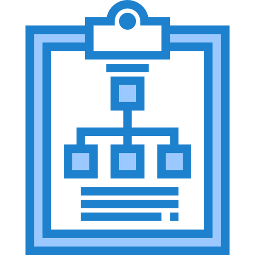 diagrama srip Blue icono