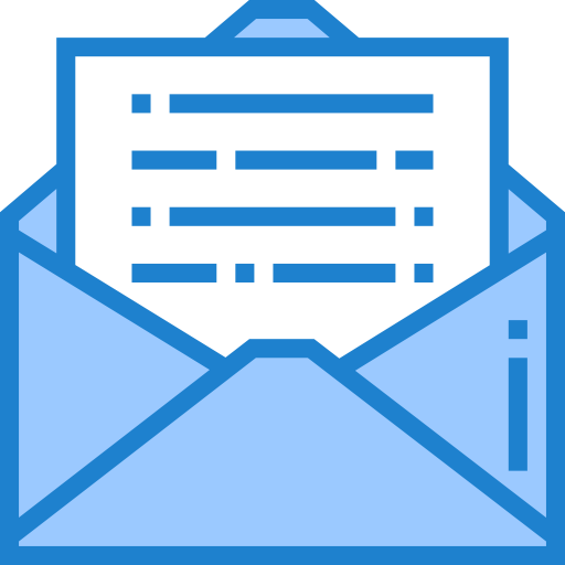 mail srip Blue icon