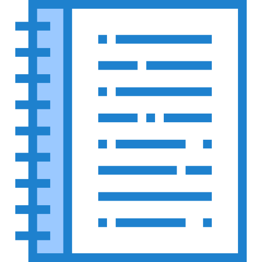 cuaderno srip Blue icono