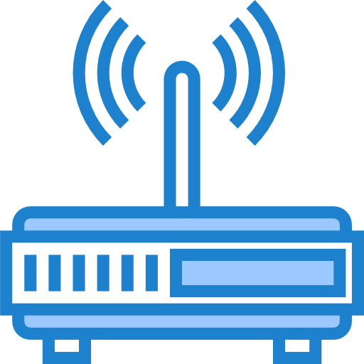 wi-fi srip Blue icon